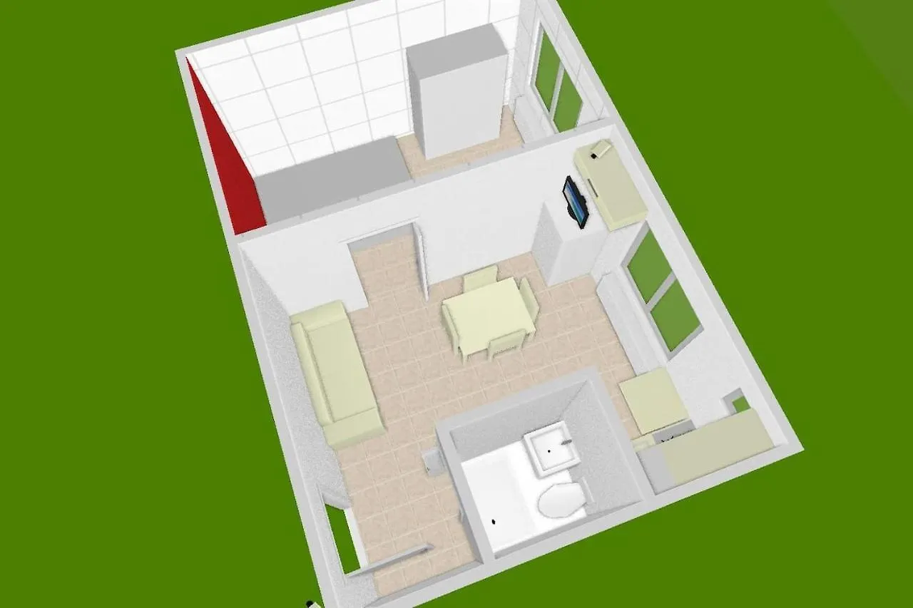 Delightful Two-Room Apartment بوخارست